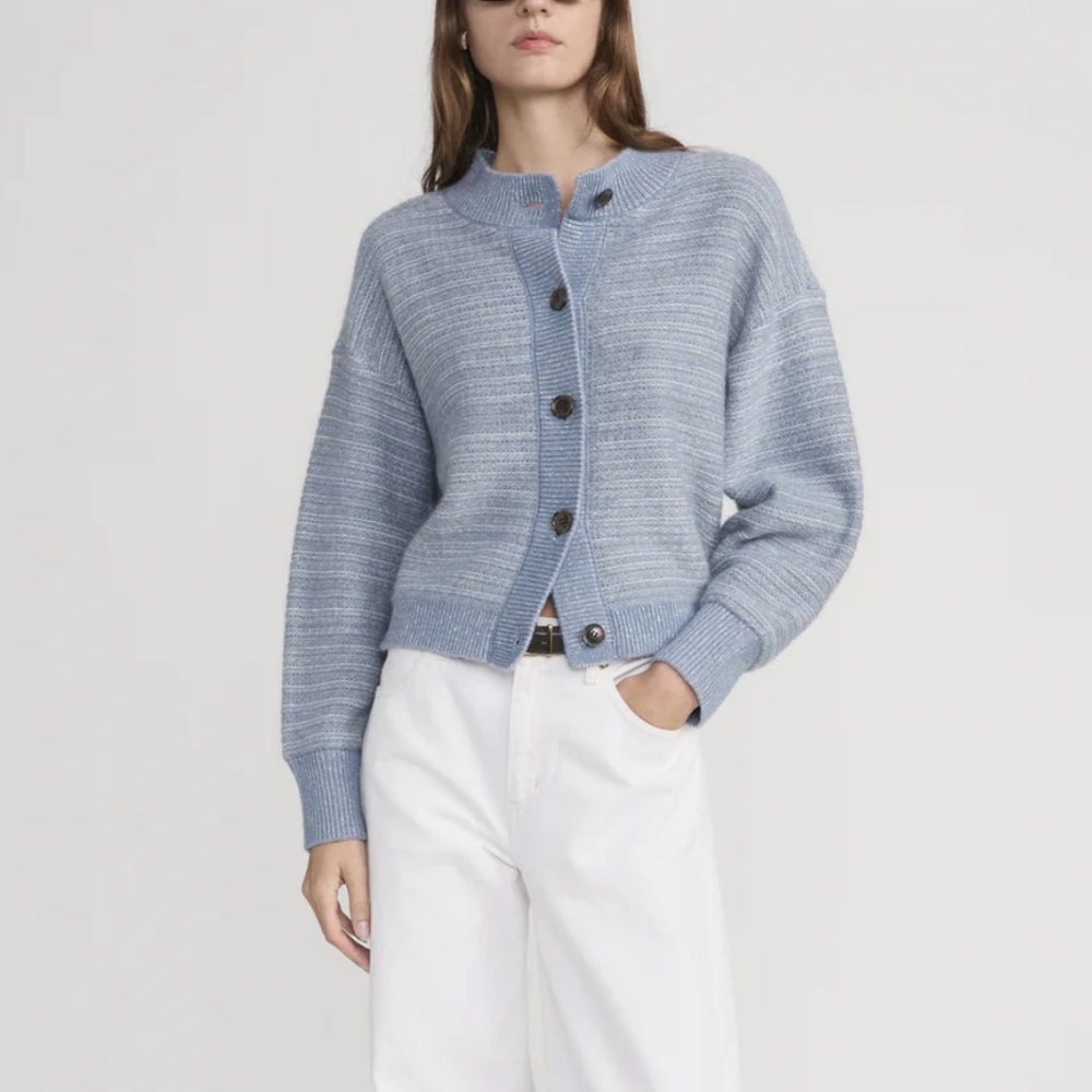 Frame Denim Light Blue Women's Cardigan
